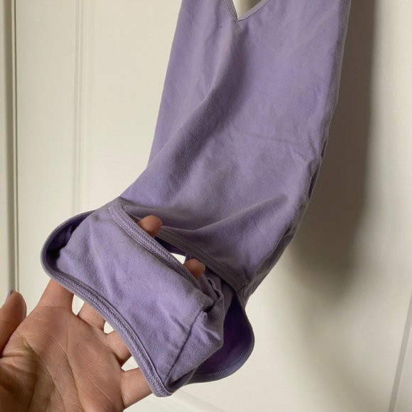 AMERICAN APPAREL LOVELY LAVENDER BODY SUIT💜 - Picture 2 of 4